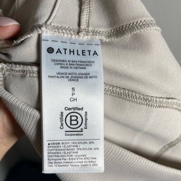 ATHLETA VENICE MOTO JOGGER SIZE S - Picture 8 of 8